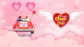 Beautiful Wedding Invitation Video || Romantic Couple Theme || KC Effects