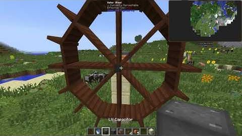 Immersive Engineering how to: Water wheel
