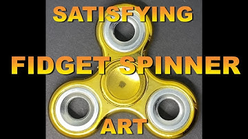 Gold on black Satisfying Fidget spinner art asmr #fidgettoys #fidgetspinner #asmr