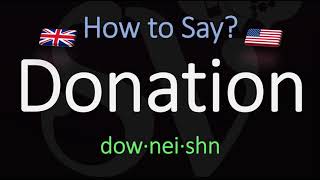 How to pronounce Donatee