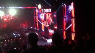 WWE RAW 1000: Triple H, Brock Lesnar Segment