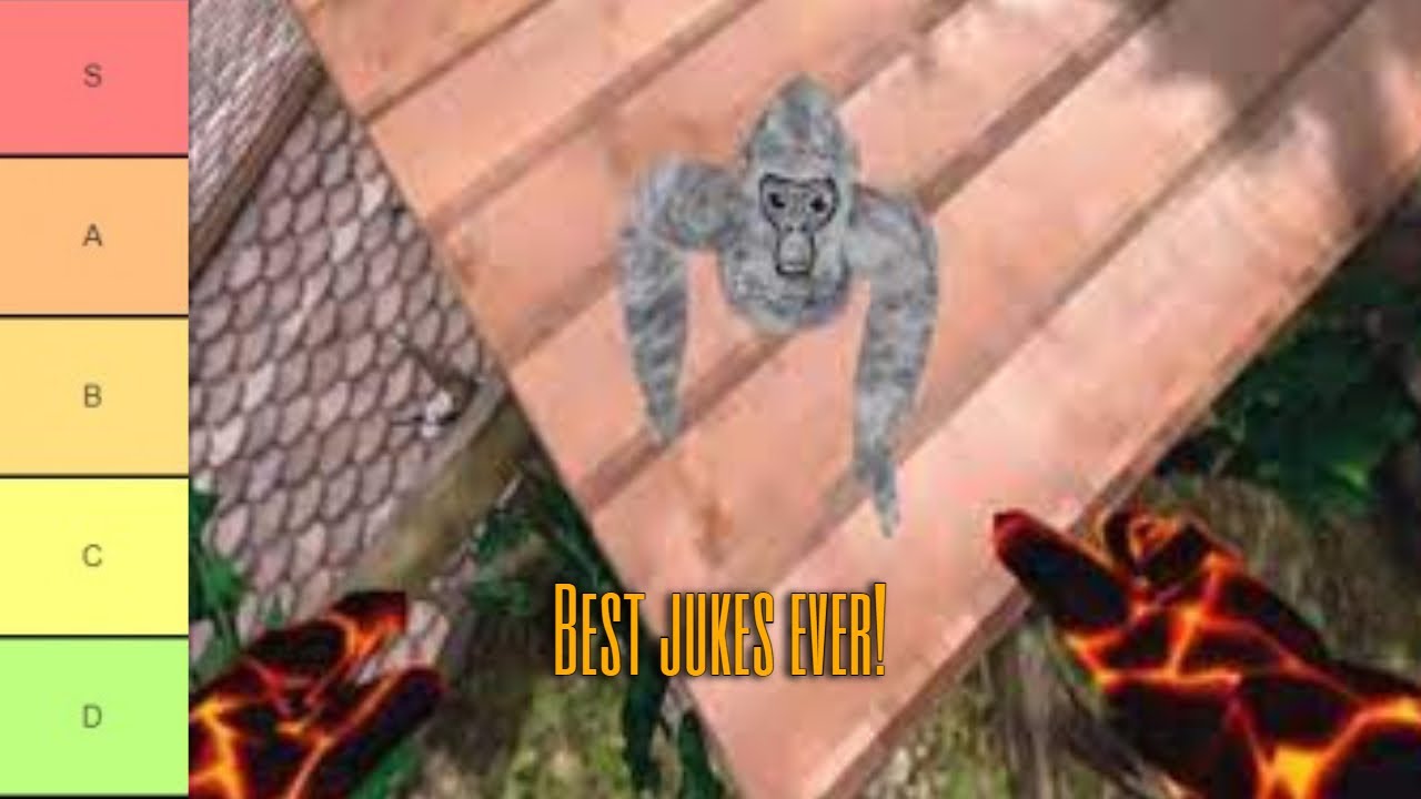 Best gorilla tag jukes YouTube