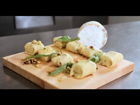 Brie Cheese & Grain Mustard Crepe Appetizer by Half Hour Meals