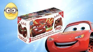 Hello! today i opening from disney pixar cars 2, these surprise eggs
with a car toys inside. they are quite similar to kinder but not so
good chocolate....