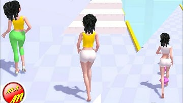 DressUp Run! All Levels Gameplay Trailer [level 1-5] top android games Lets Play.