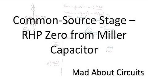 Common Source Stage – RHP Zero