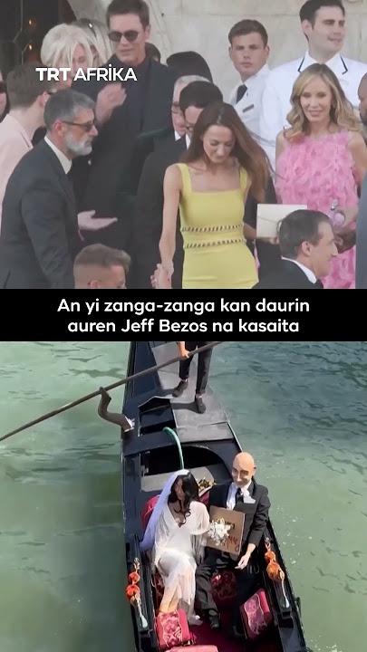 An yi zanga-zanga kan daurin auren Jeff Bezos na kasaita a birnin Venice