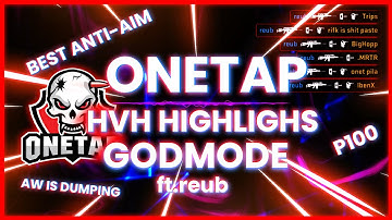 ONETAP V4 BETA IS AWESOME ! | HVH HIGHLIGHTS ONETAP VS GAMESENSE VS AIMWARE