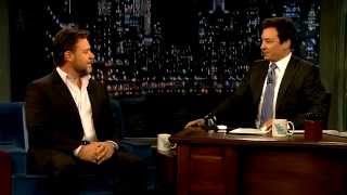 Russell Crowe at Late Night With Jimmy Fallon