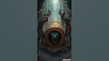 "Rescue a big python snake 🐍 and a giant bear 🐻 from a huge log 🌳!"#shorts #ai#snake #trending#story