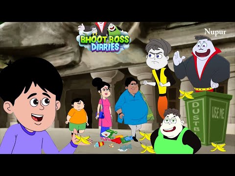 Thakela और Pakela ने सिखाया 🤡 मोटू Uncle को 🥴 सबक I Moral Stories For Kids I Bhoot Boss Diaries