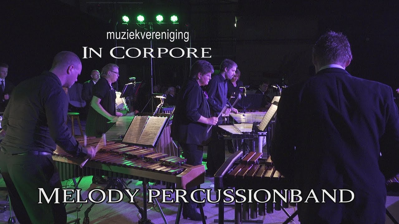 Melody Percussion Band van muziekvereniging In Corpore - Challenge at concert