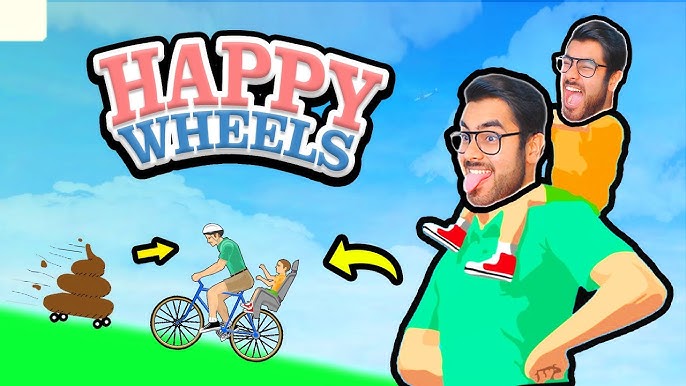 Happy wheels funny gameplay in hindi