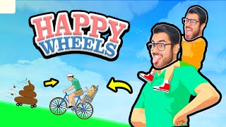 🤣 Funny PAPA-BETA Levels 🤣 in Happy Wheels | Hitesh KS