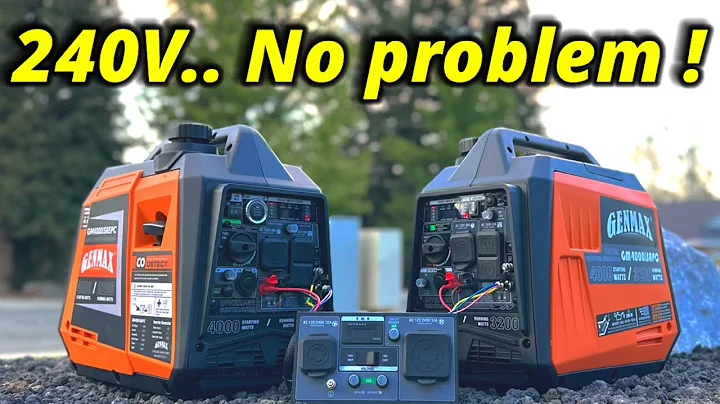 New 240 volt Genmax generator 4000 iSBEC Parallel & Series! 120 volt 240 volt Ready !