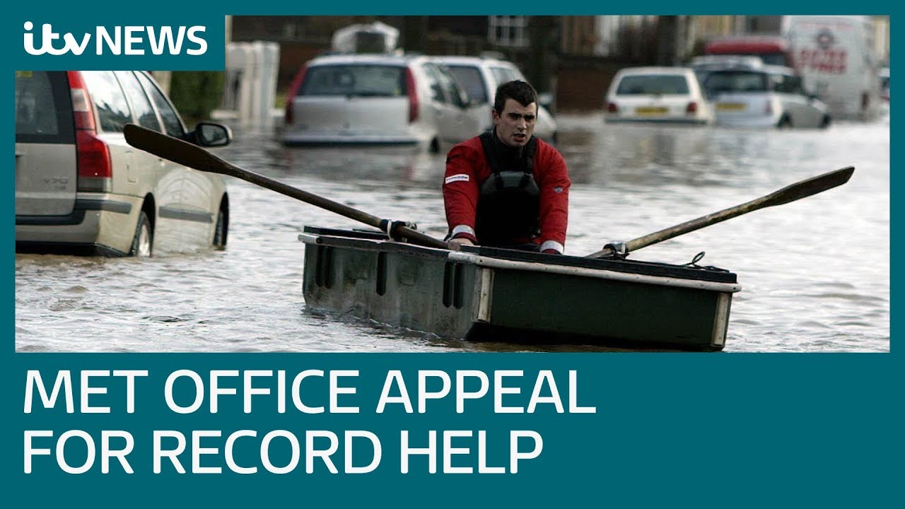 newspaper mockup Met Office seeks help with hand-written weather records | ITV News