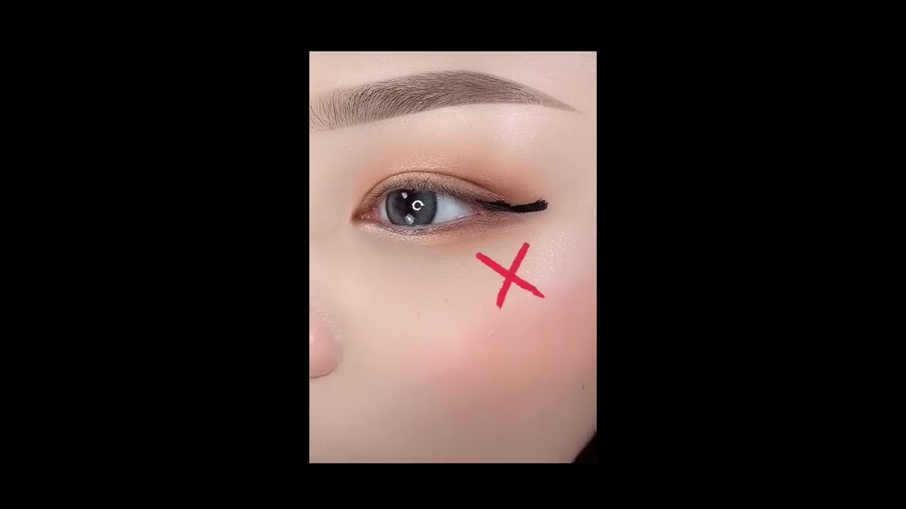 How To Draw Beautiful Eyeliner 