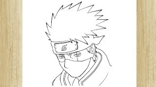 Aprenda a Desenhar Kakashi Sensei: Imprima e Colora!