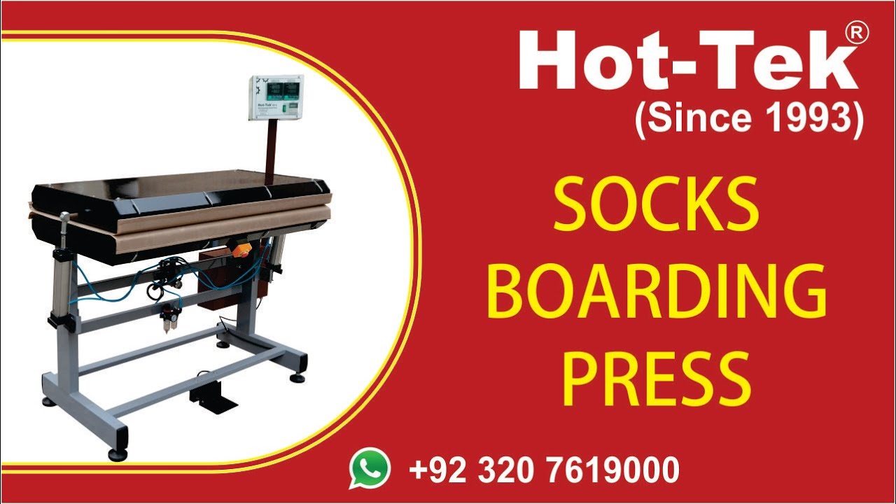 Automatic Socks Press Plant | Socks Boarding Press Plant - YouTube