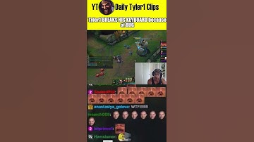 Tyler1 BREAKS HIS KEYBOARD because of BUG