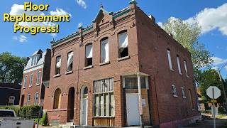 Moving Along With Floor Joist & Subfloor Replacement | Crumbling Corner Store Episode 10