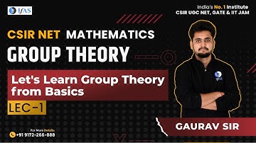 CSIR NET: Concept of Group Theory From Basics Questions Maths Exam 2023