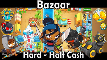 Bloons TD 6 - Bazaar - Hard - Half Cash