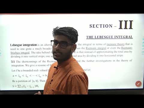 Measure and Integration Theory || Lebesgue Integral || Unit-3 || Lecture -1 || M.Sc Mathematics