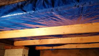 This is a repair to mobile home that had the belly torn open and
insulation fallen out. easy was used in two places on mobile, one ...