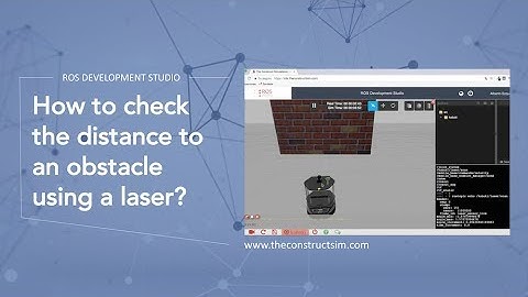 [ROS Q&A] 040 - How to check the distance to an obstacle using a laser