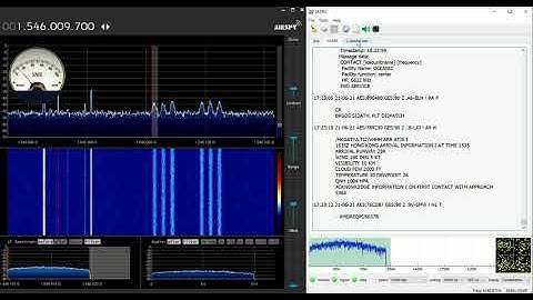 10500bps ACARS signals from L band Inmarsat satellites with patch antenna - 21st June 2021
