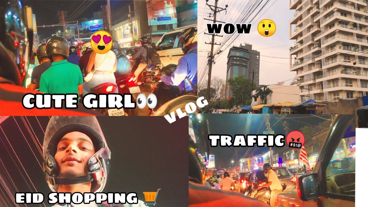eid shopping in Ranchi 🛍️ | cute girl reaction 😍