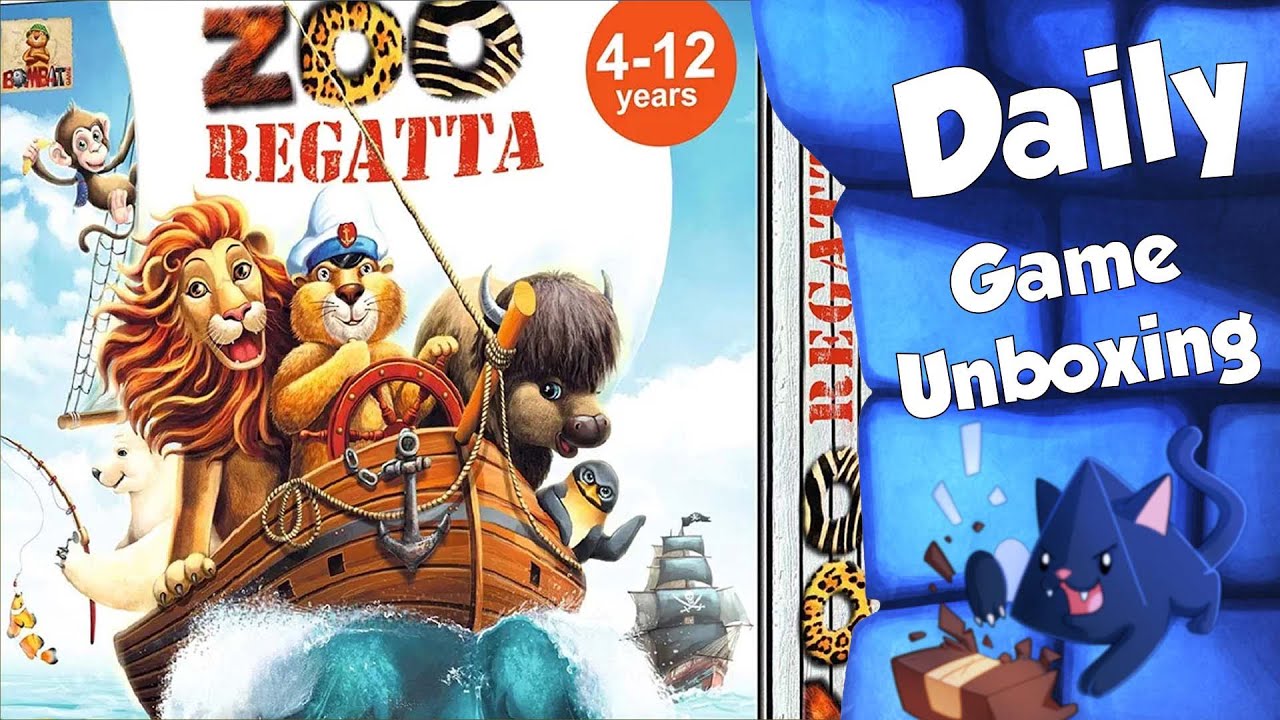  ZOORegatta Family Board Games for Kids Ages 4-12 Years