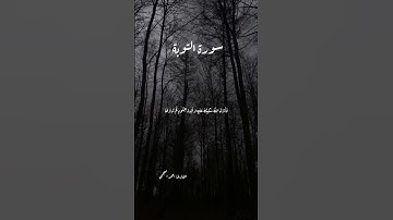 سورة التوبة {إِلَّا تَنصُرُوهُ فَقَدْ نَصَرَهُ اللَّهُ}