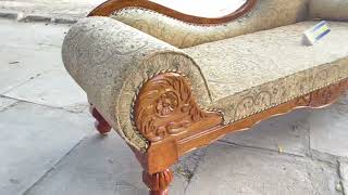 Teakwood Diwan Cot with Super Soft Cusion