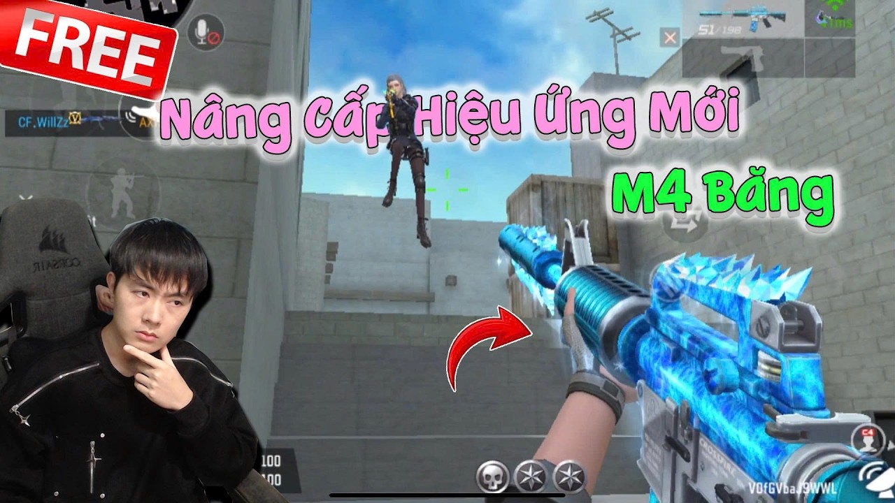 Crossfire Legends | M4 Băng VIP Hiệu Ứng LV2 Cực Chất - Nhưng Free Thì Khó Mà Ngon