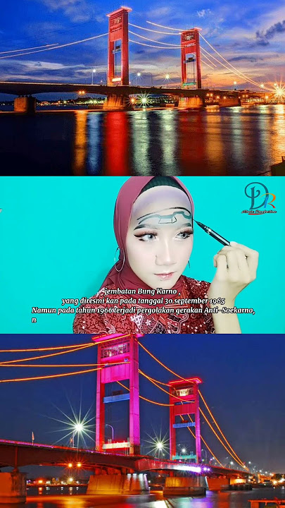 Jembatan Ampera Langsung Di lukis Di kening
