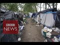 Calais: Living in 'The Jungle' migrant camp (360 video) BBC News