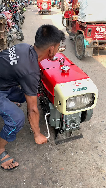 How to start china sifang 25 hp diesel engine#dieselengine #mechanical #viral