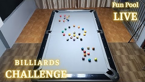 3♠ Pool Challenge With 36 Balls | Live