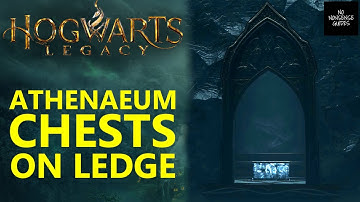 Hogwarts Legacy Athenaeum Antechamber Chests - How to Get Blue Chests on Ledge in Restricted Section