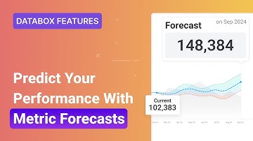 Predict Future Performance With Metric Forecasts | Databox Features