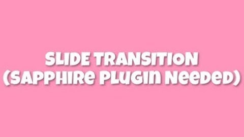 Slide Transition Tutorial! | Sony Vegas Pro 14