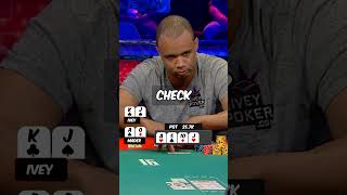 Phil Ivey says NOW we're EVEN! 📈 #shorts #poker