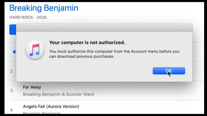 Authorize Computer from account menu iTunes music: How to fix iTunes won’t let you play your music