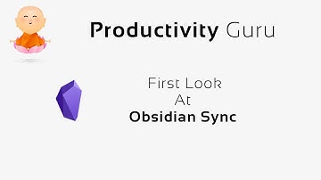 Quick Look at Obsidian Sync