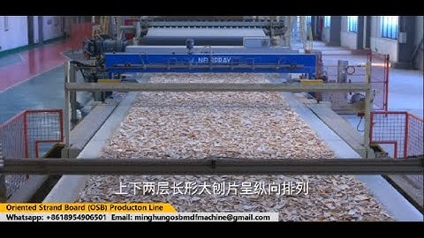 How to make OSB (Oriented Strand Board)? -by China OSB equipment /OSB production line