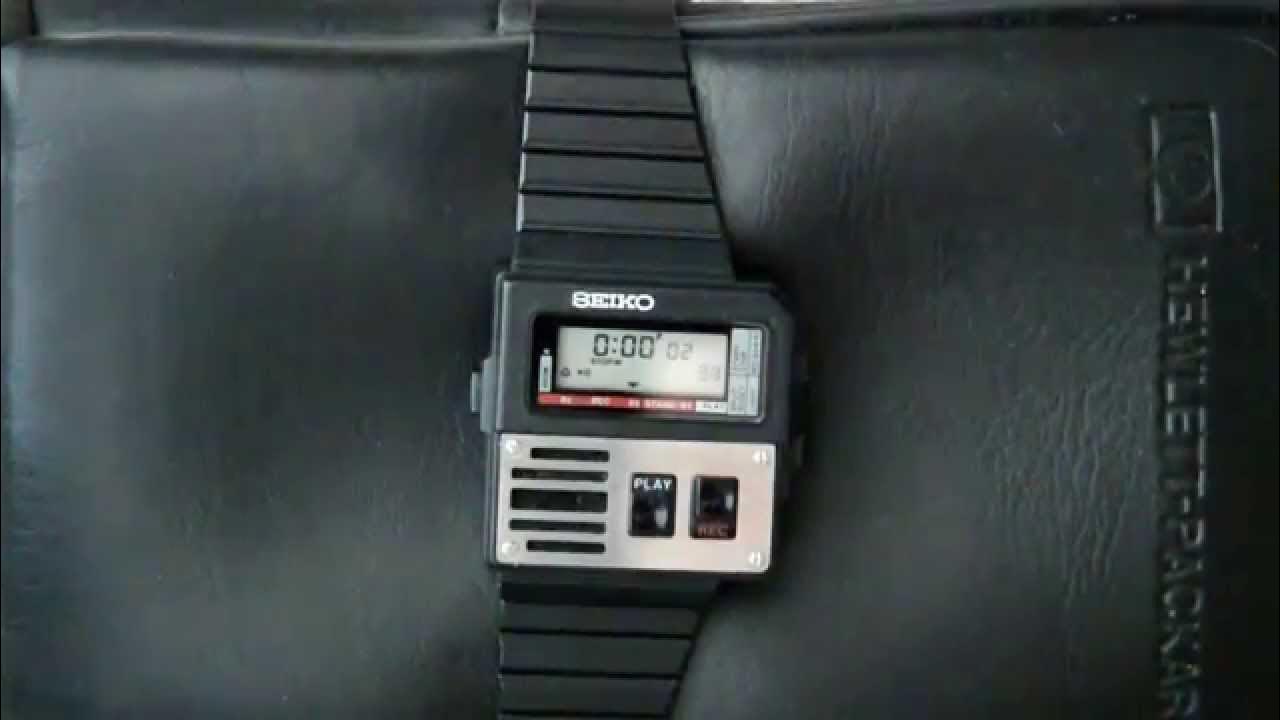 Seiko M516 4009 Ghostbusters 1980's Watch, Voice Recorder - YouTube