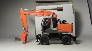 自動車 HITACHI ZAXIS 170 W 1/50 Shinsei 1:50 Hitachi ZX170W Unboxing - YouTube