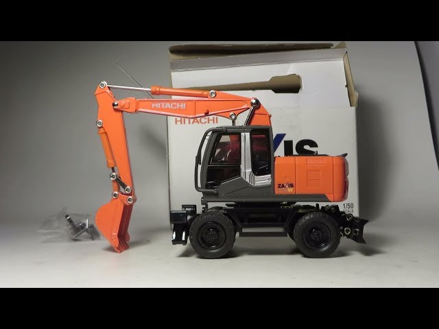 Shinsei 1:50 Hitachi ZX170W Unboxing - YouTube